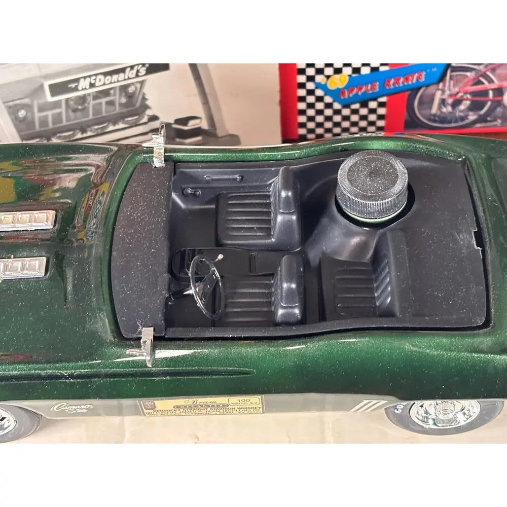 Jim Beam 1969 Chevrolet Chevy Camaro SS Dark Green Forest Empty Decanter